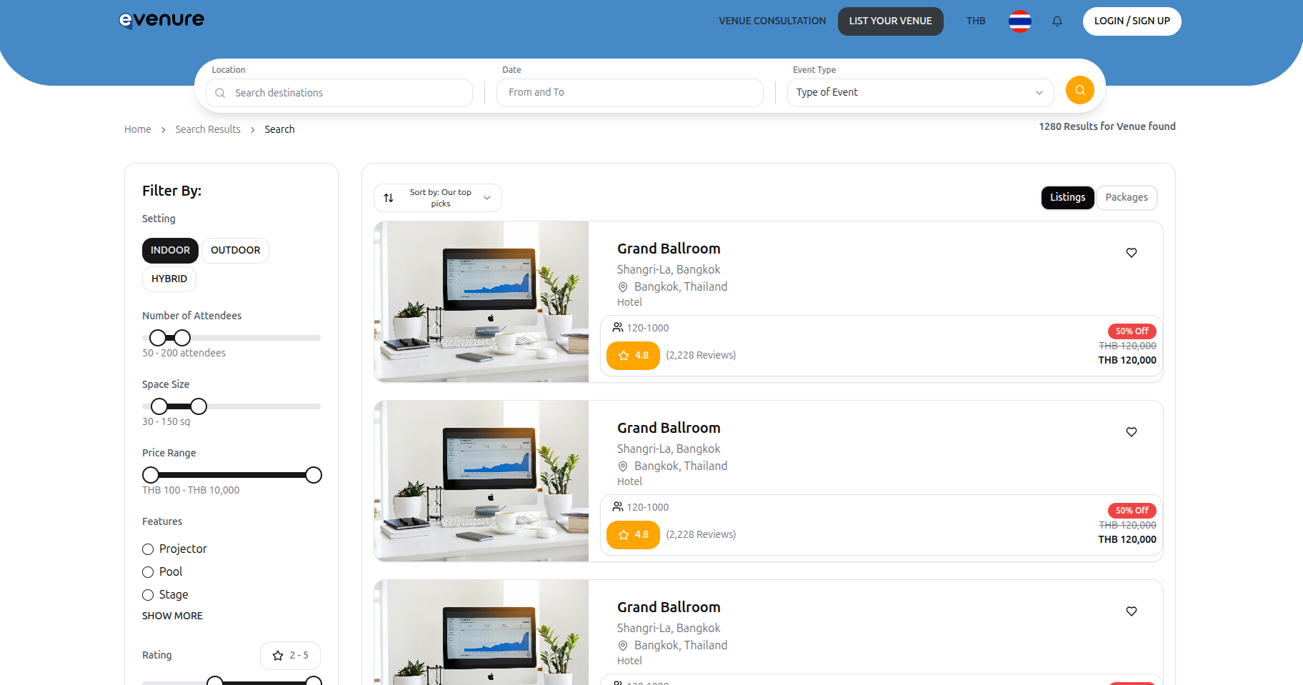 Evenure – Multi-Vendor E-Commerce Platform